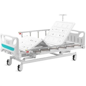 3 Crank Manual Hospital Bed – Adjustable & Durable