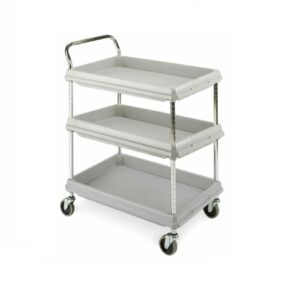 Deep Ledge Utility Cart or BC Cart Medium with three shelves
