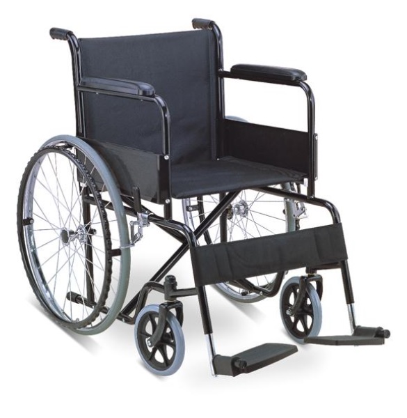 Basic economical wheelchair 100kg weight capacity