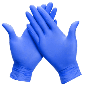 Blue Nitrile Gloves (Box of 100)